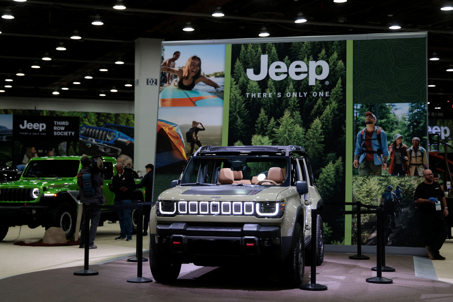 Экспозиция Jeep на выставке Detroit Auto Show 2026 в Детройте