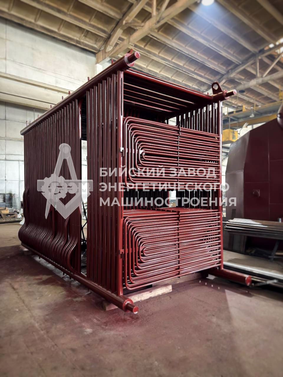 Водогрейный котел КВ-ТС-7,56 перед отгрузкой Заказчику