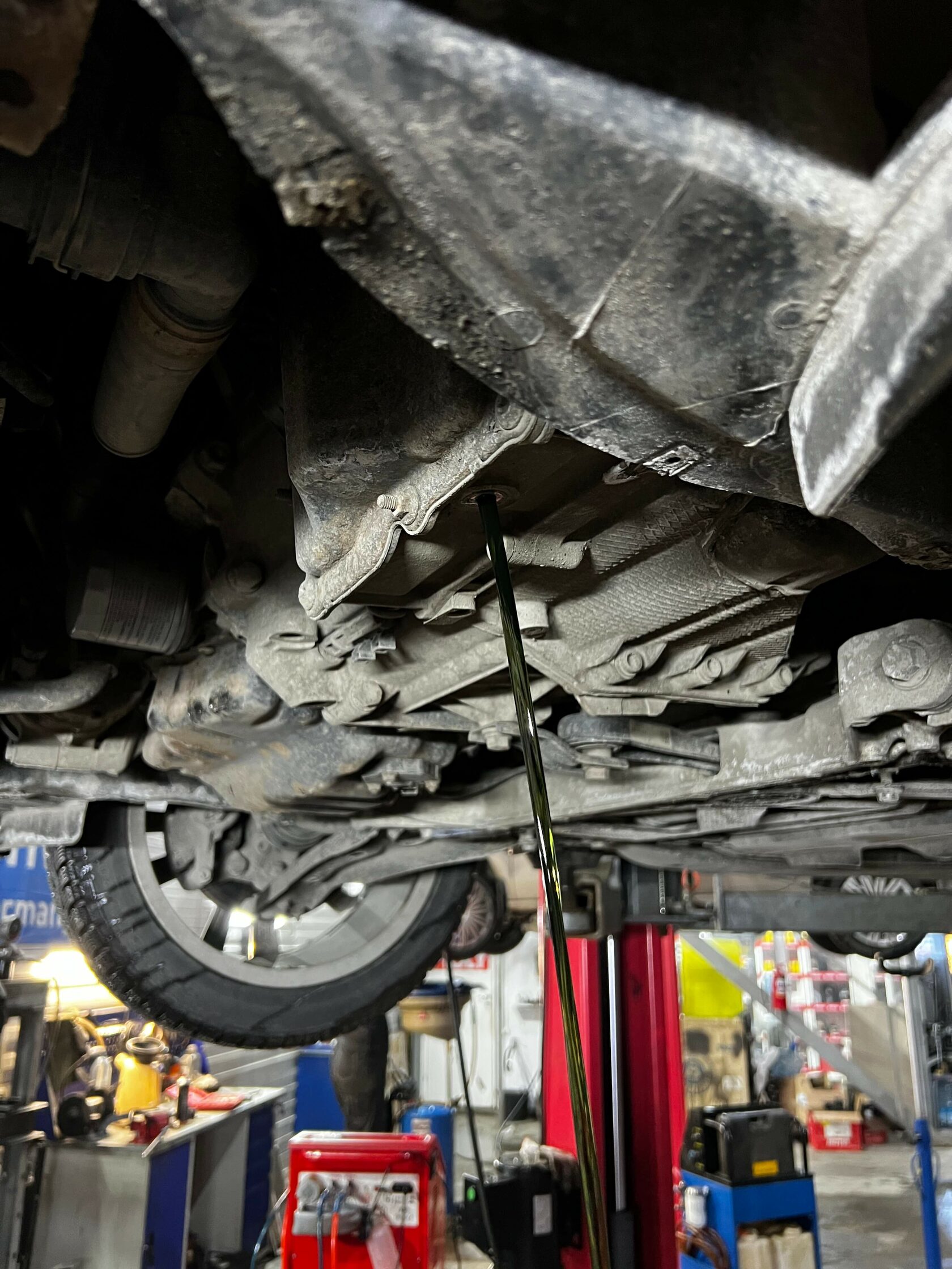 Слив масла с мехатроника