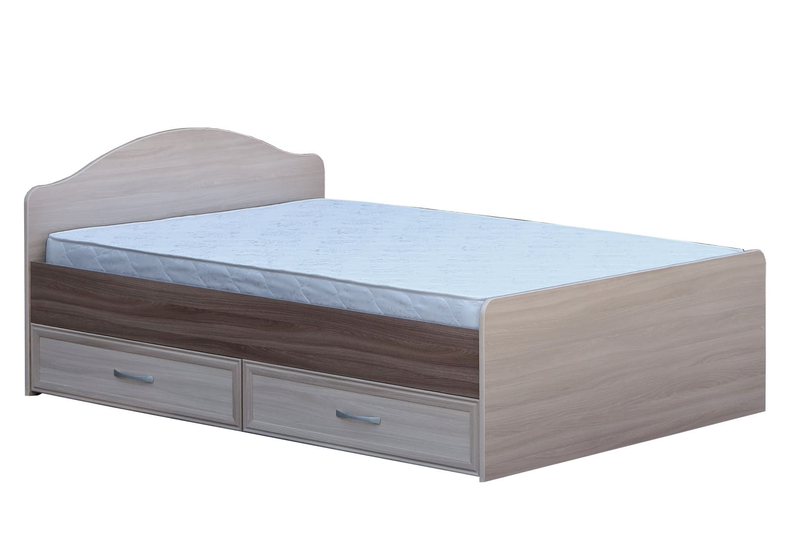 Кровать Рондо-2 с ящиками цвет ясень