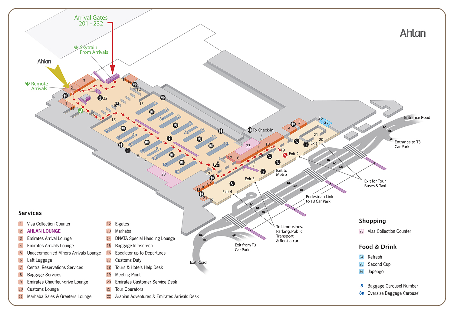 Схема аэропорта dxb