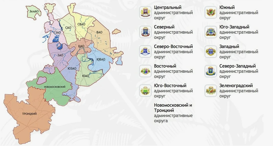 карта Москвы интенсив Территория возможностей масштаб проекта