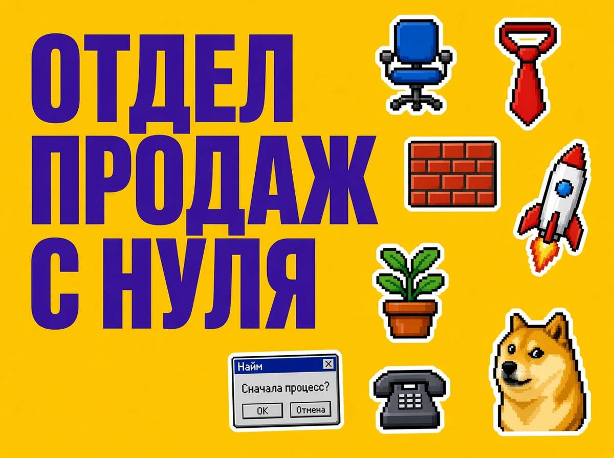 Отдел продаж с нуля