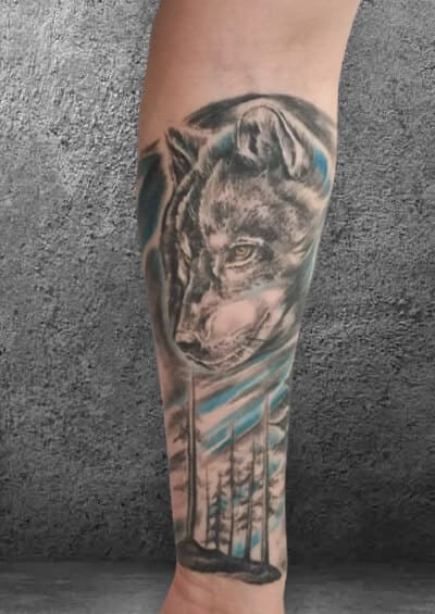 тату волк, тату салоны Пермь