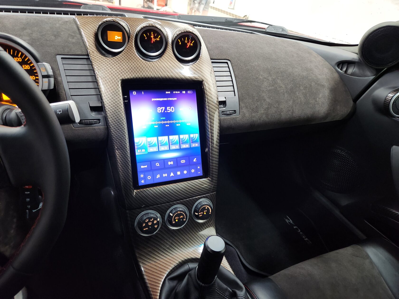 установка андройд магнитолы ниссан 350 зед nissan 350z