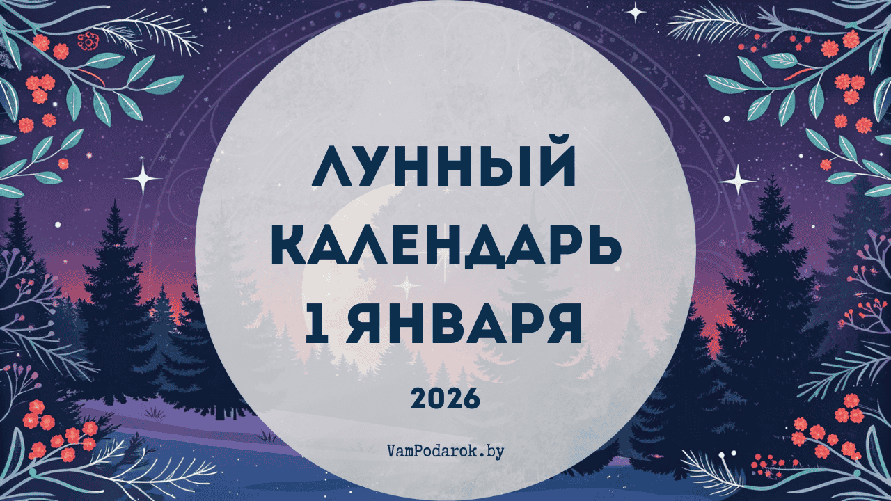 Лунный календарь на 1 января 2026 года