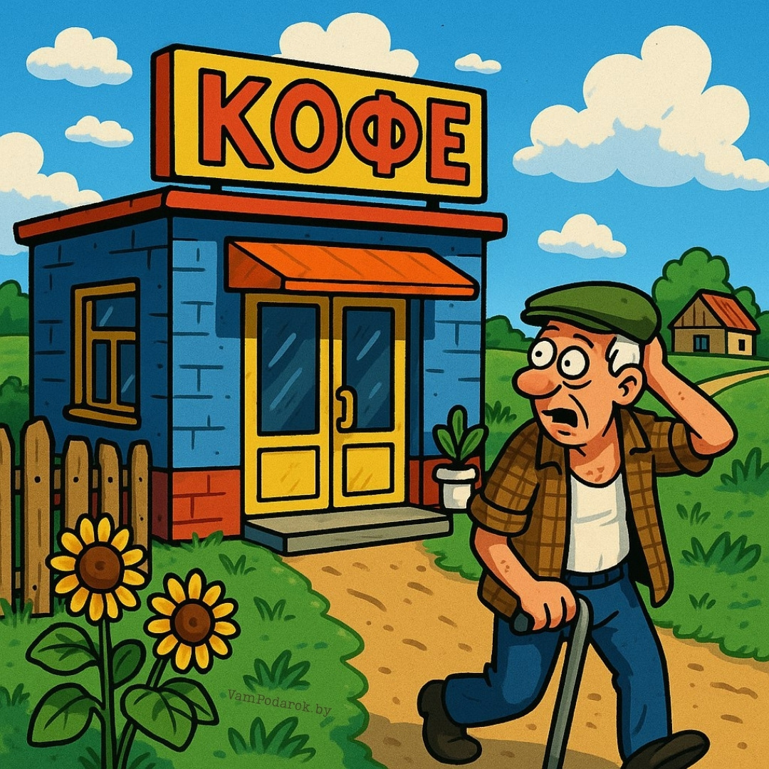 День незнакомой кофейни - иллюстрация