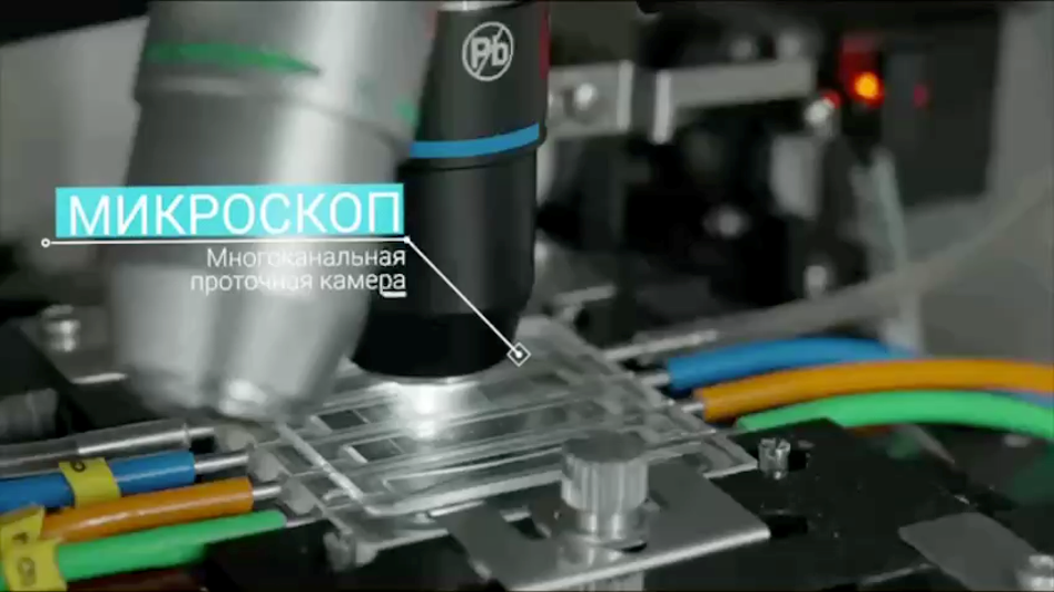 Автоматическая микроскопия анализа кала на станции Sciendox 2000R, многоканальная проточная камера 