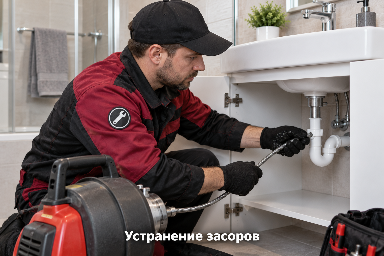 Устранение засоров канализации