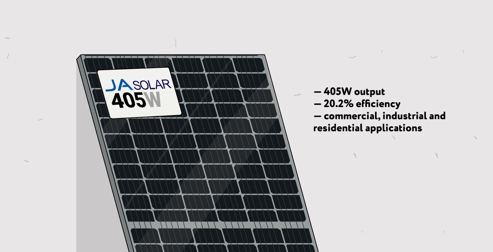 JA Solar 405W 144 Cell