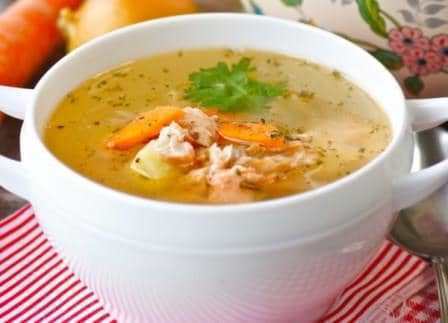 Приготовление ухи из головы и хвоста форели: шаг 9