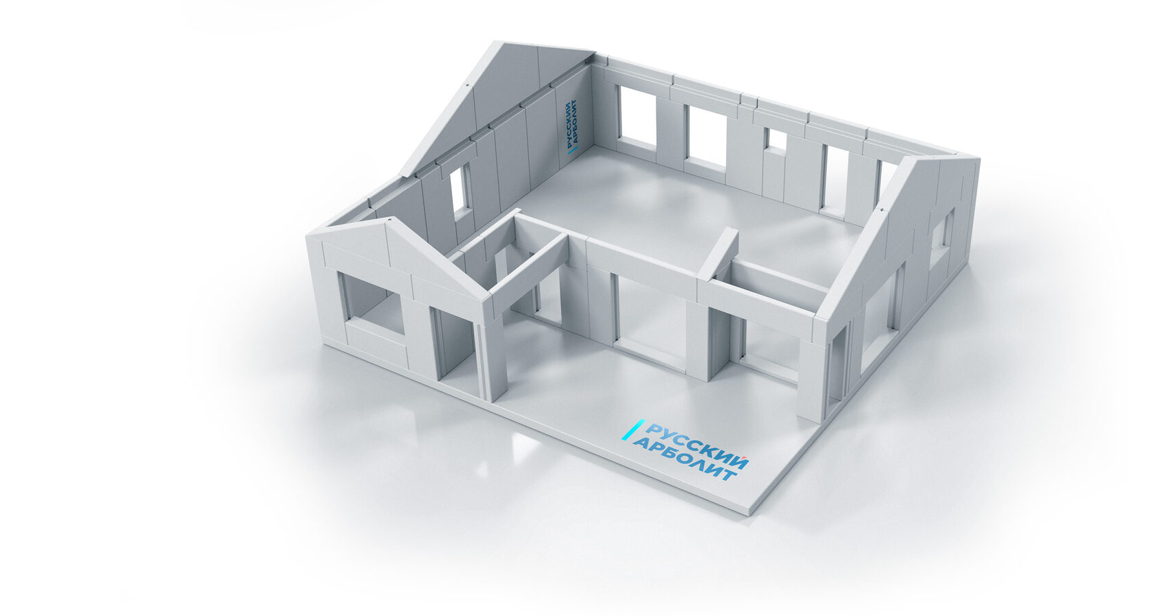 Проект дома из арболитовых панелей 121 м² – KA005