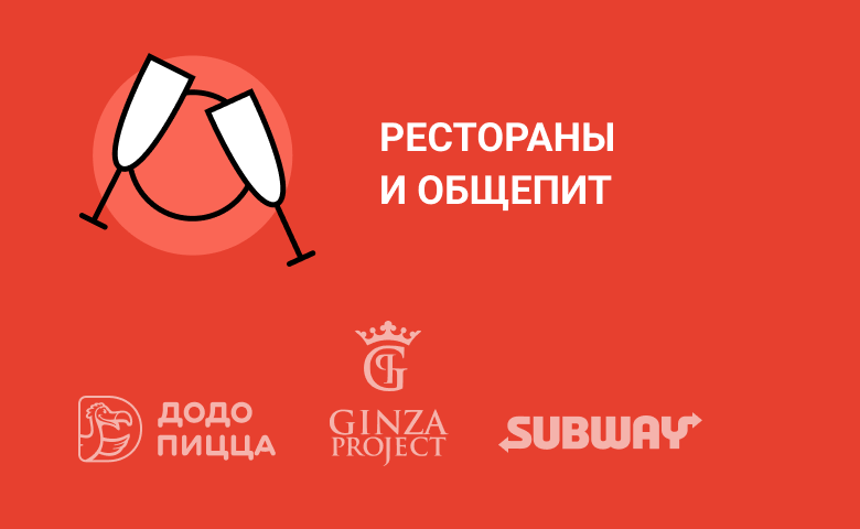 Рестораны и общепит