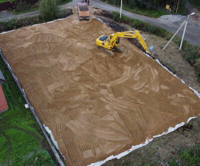 Подготовка участка к строительству, разработка участка под ключ цена в спб и области