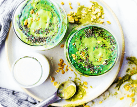 блюдо из спирулина