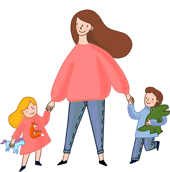 мама и дети