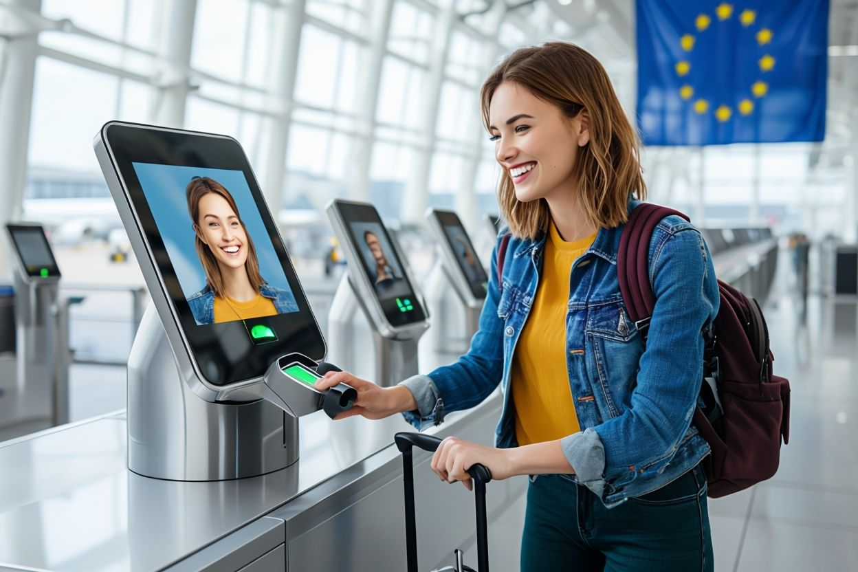 EES в ЕС — биометрический контроль на границе скан лица и отпечатков, без паспортных штампов