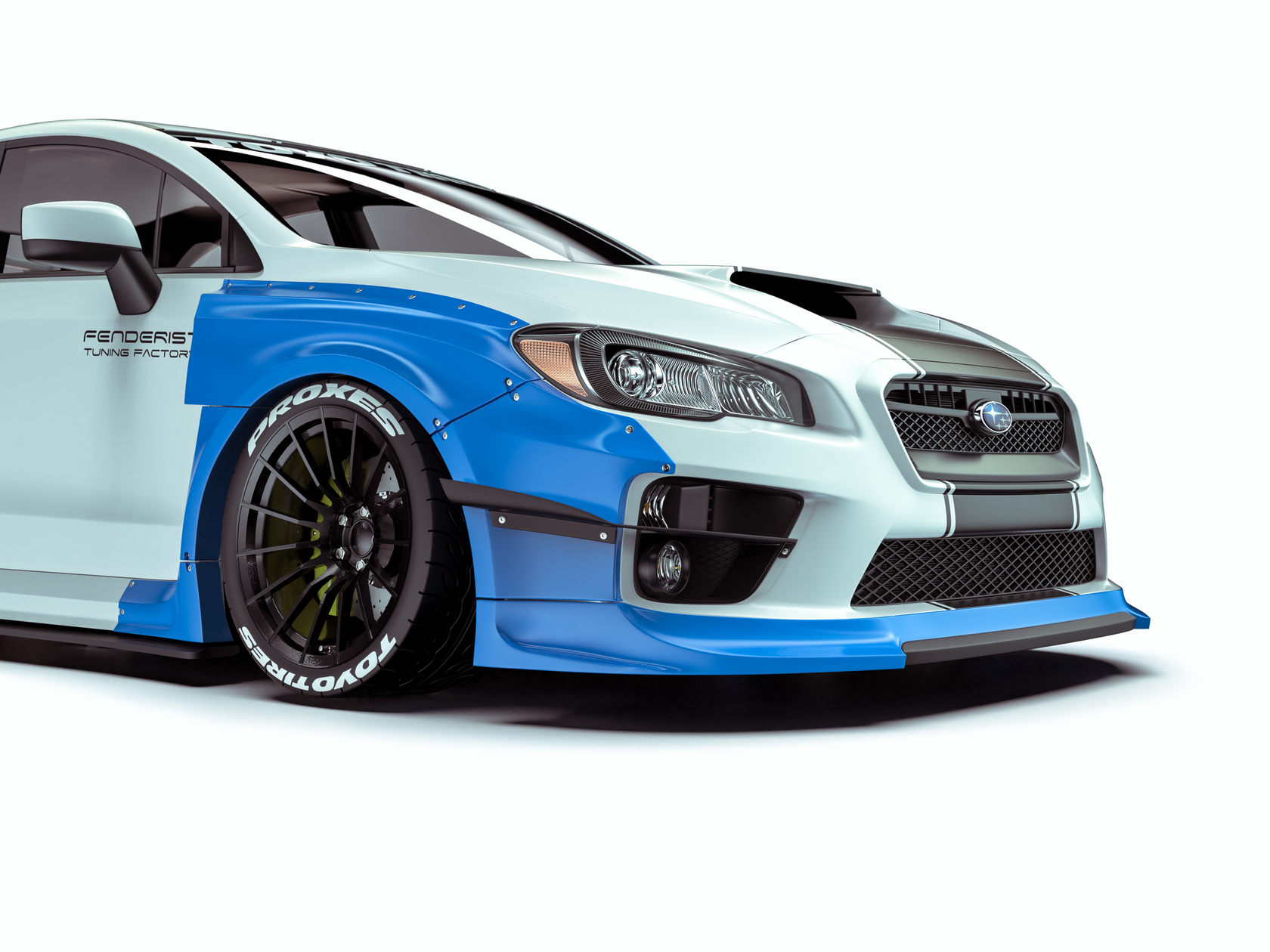 Full URBAN-R Ver 2 Kit / WIDE BODY KIT Subaru Impreza WRX STI 14-17