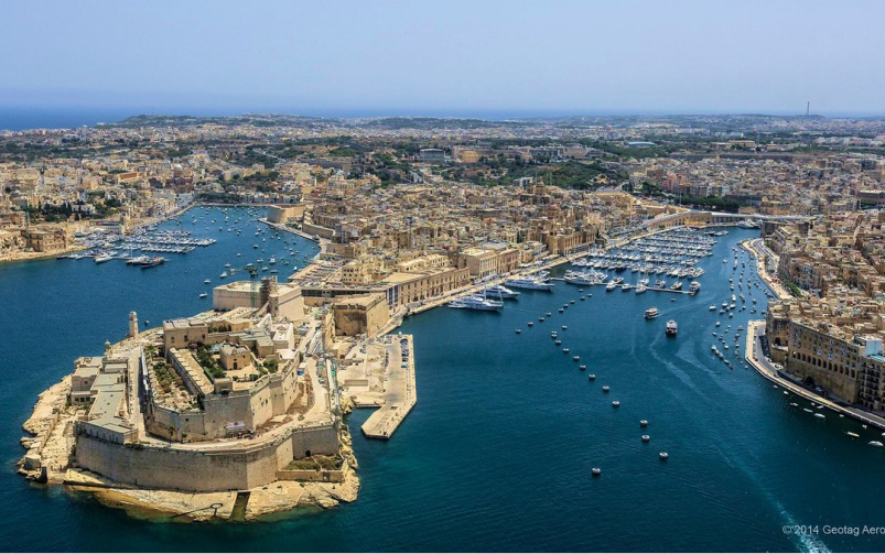 Мальта. Валетта. Вид сверху