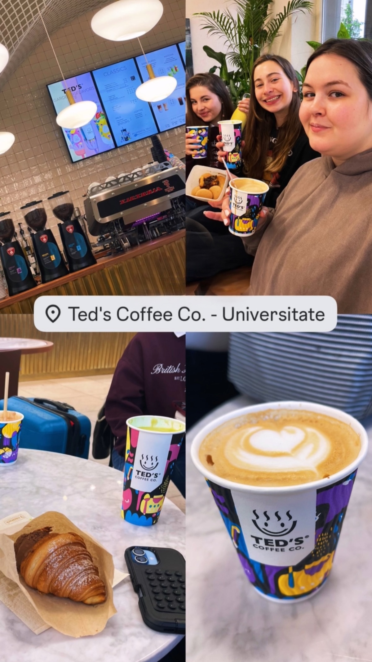 Ted’s Coffee Co спирка от пътуването на Рая Аламурова до Румъния