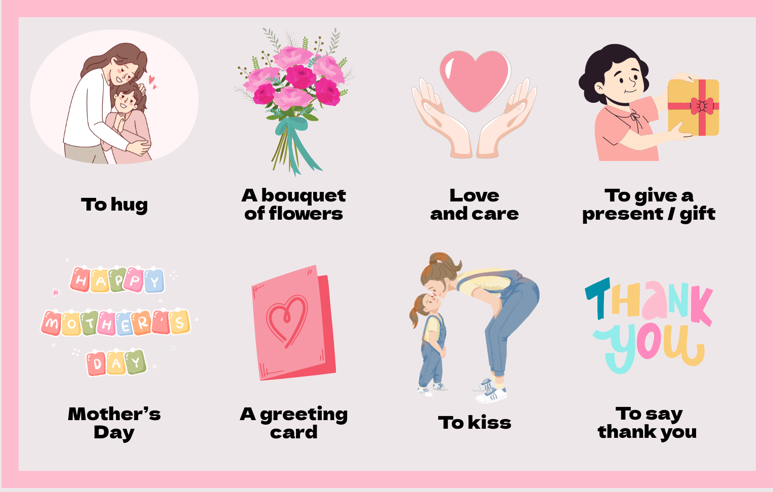 день матери на английском