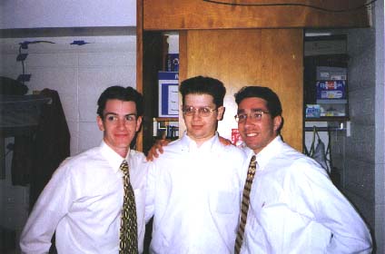 Chris Fadgen, Tony, Joe Pecora, graduation day 1997