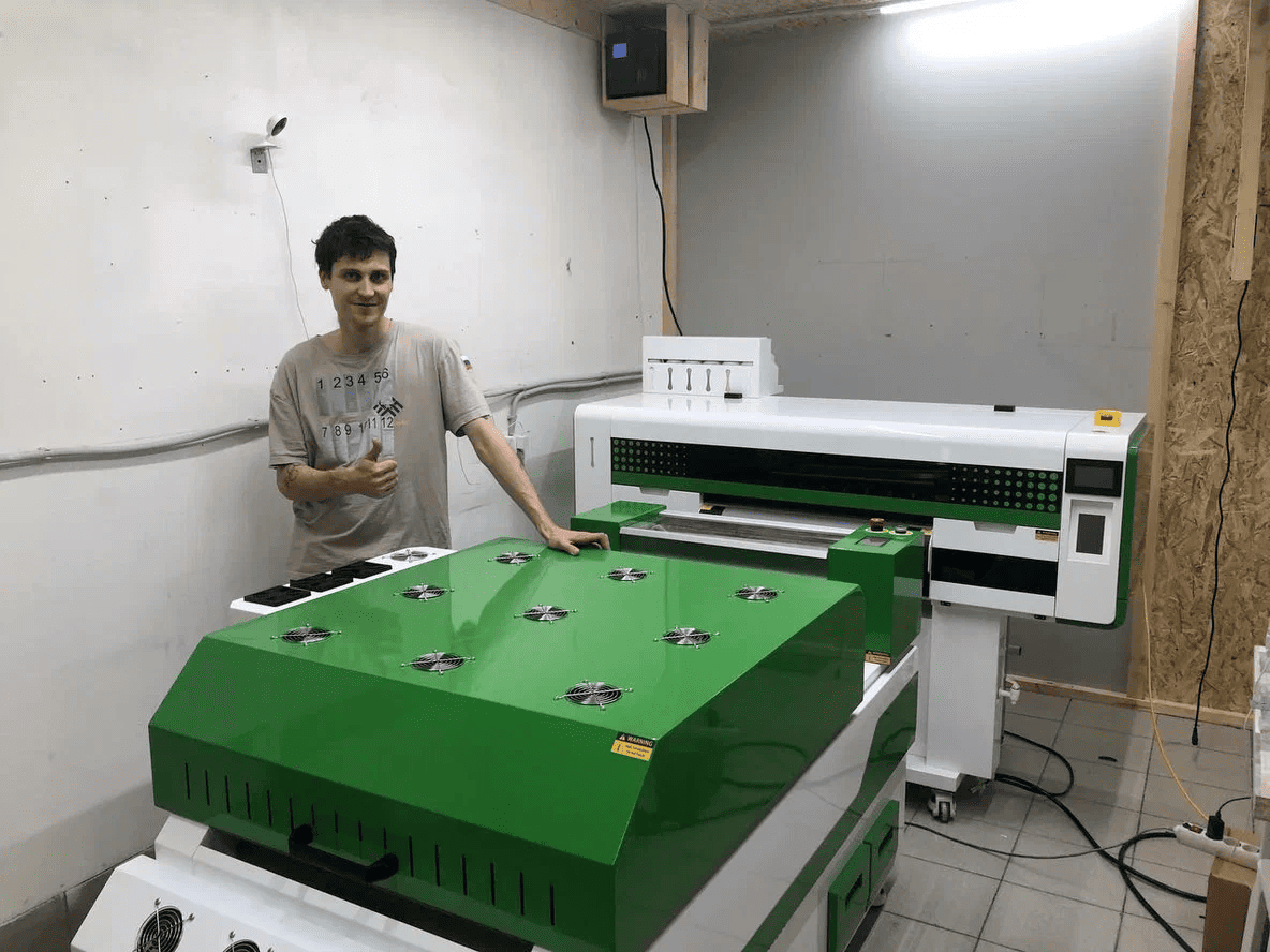 Запуск нового DTF-принтера LECORE 60 см I3200*2 в г. Иркутск