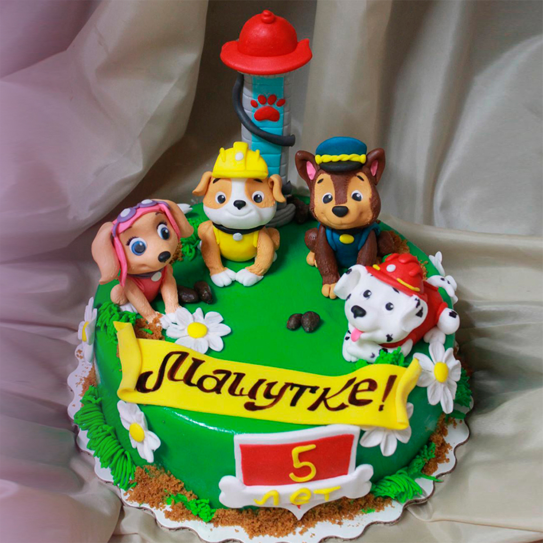 Торт щенячий патруль для девочки