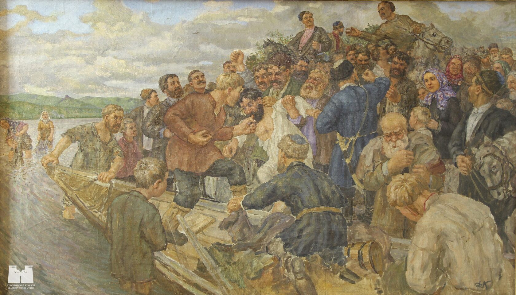 Каратанов Д.И. Расправа с воеводой Семёном Дурново во время Красноярского бунта. 1940-е