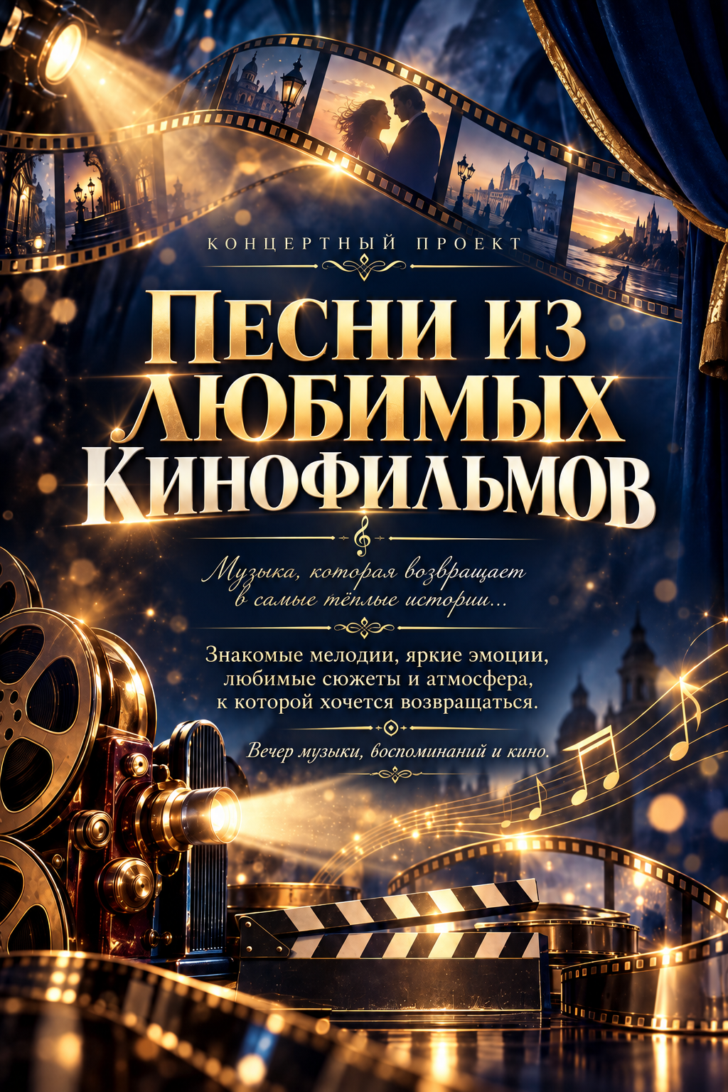 Афиша проекта «Песни из любимых кинофильмов»