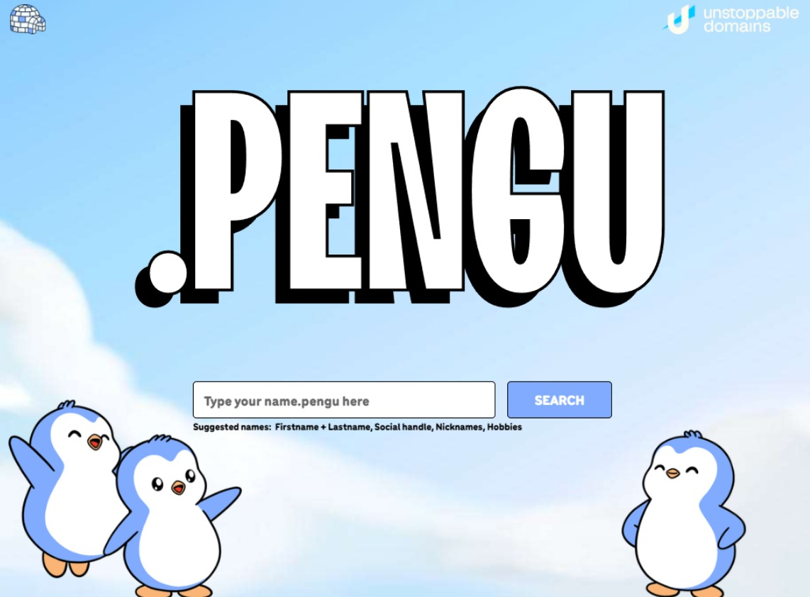 Pudgy Penguins .PENGU-домен