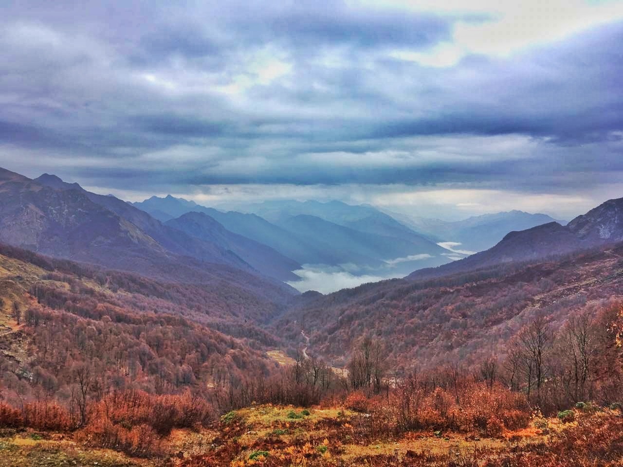 Перевал Пыв Абхазия высота
