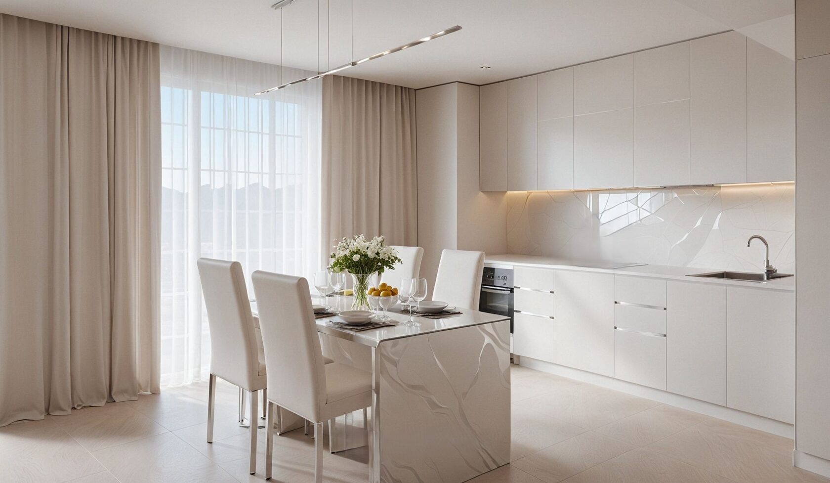 Шторы на кухню