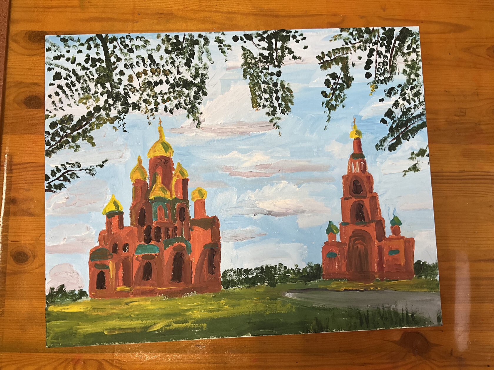 Полотно из серии ПроОколоОмск