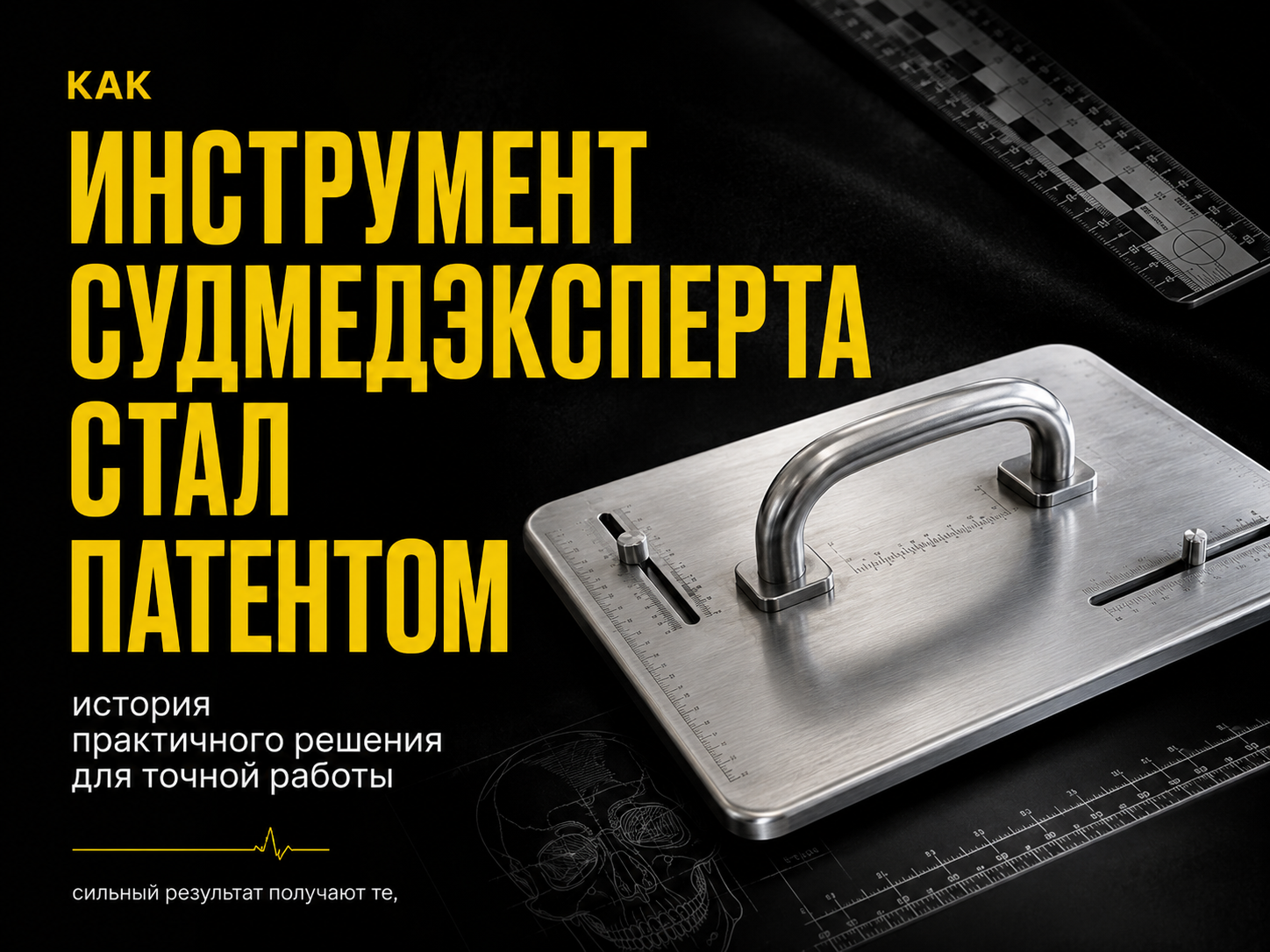 Запатентованный инструмент для судебно-медицинской экспертизы