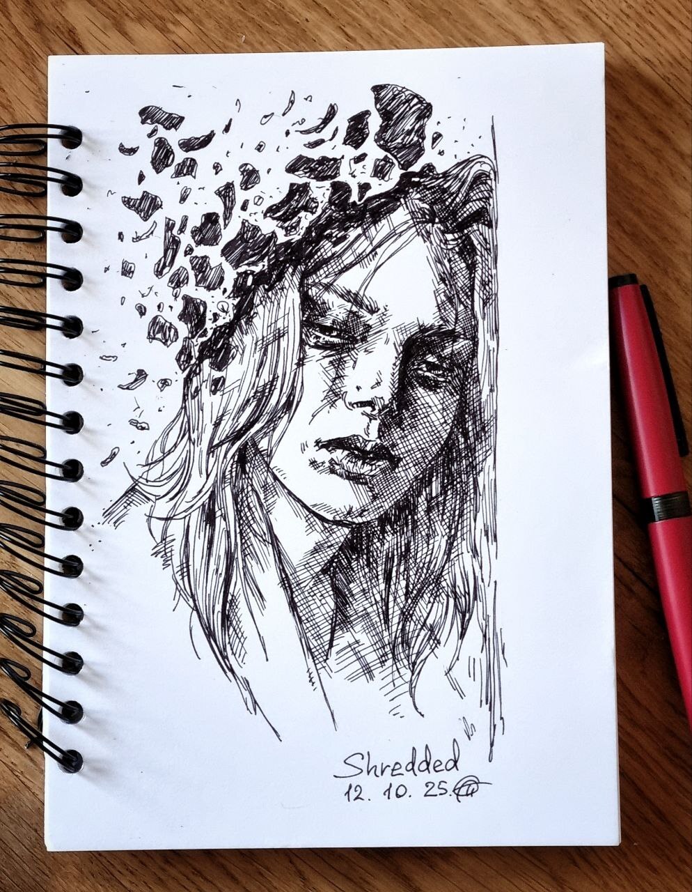 Inktober 2025, Shredded