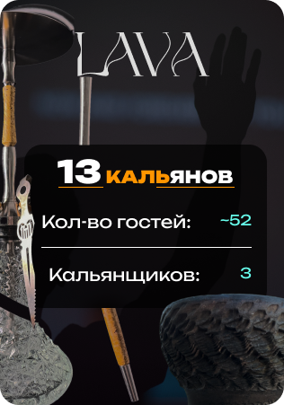 13 кальянов на кейтеринг