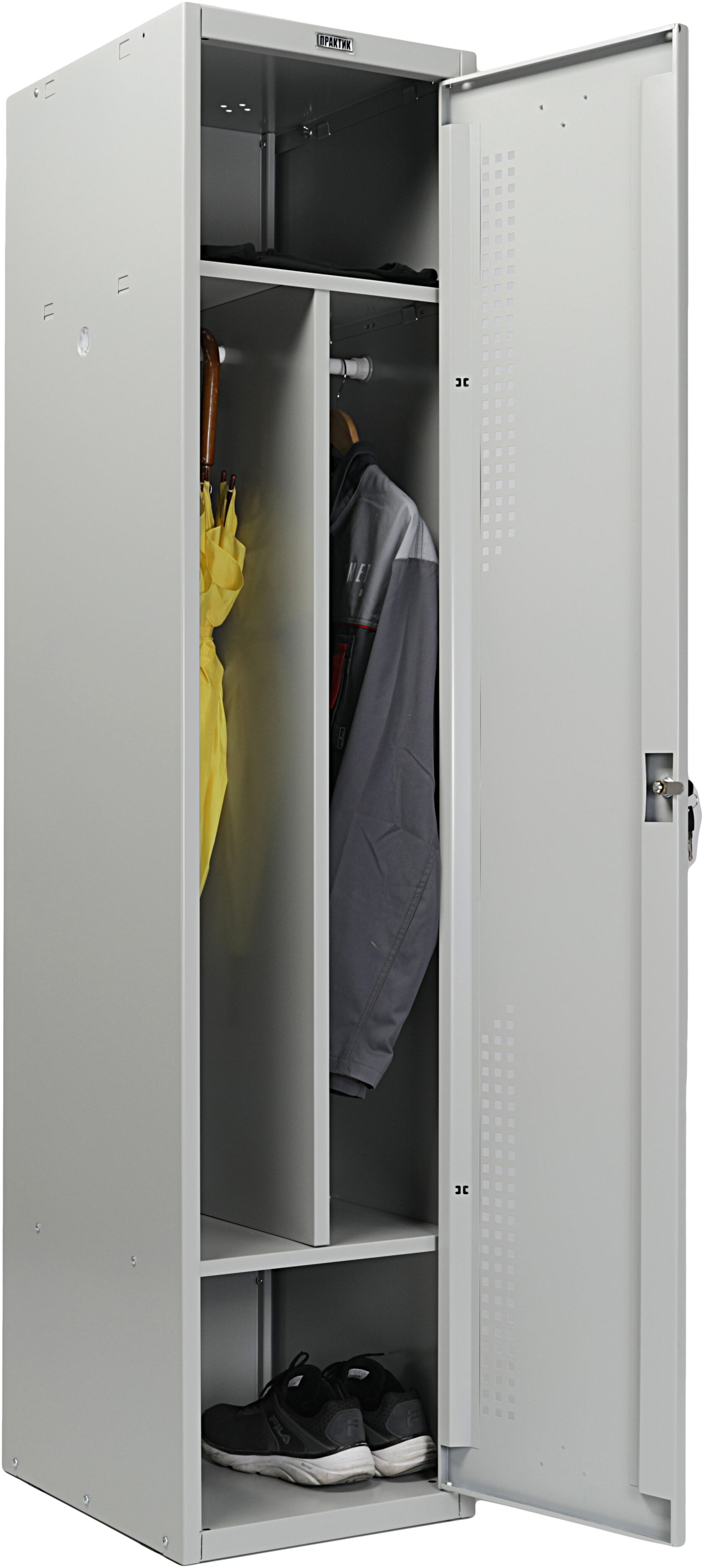 шкаф для одежды металлический практик ls 11 40d