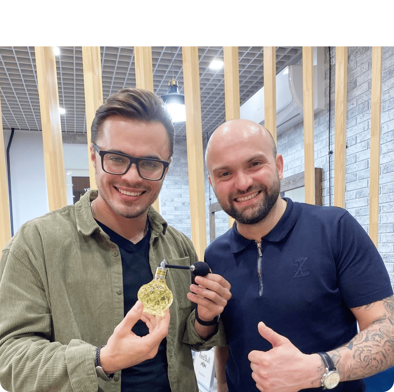 Алексей Купин и его парфюмер Павел Учитель