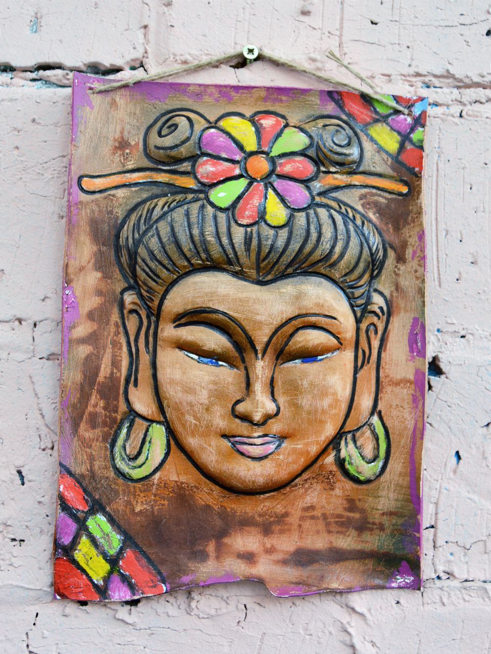 Скульптура настенная из фактурной кожи А.МузылевЪ &quot;Авангард Дзен Гранжа 5&quot;