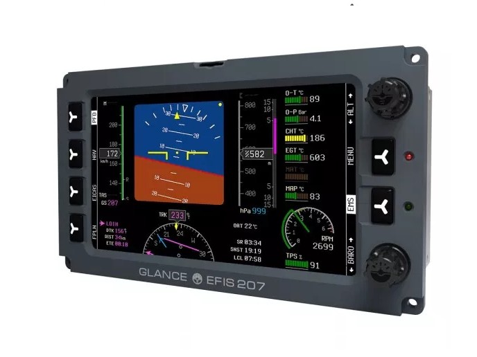 Пилотажно-навигационные комплексы Glance EFIS 105/207/210v Троицкий инженерный центр TRDC