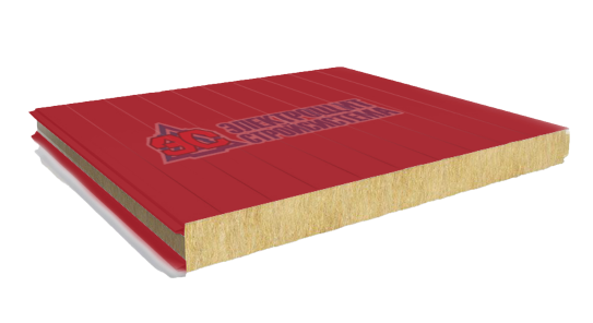 Купить стеновые сэндвич-панели с утеплителем из минеральной ваты