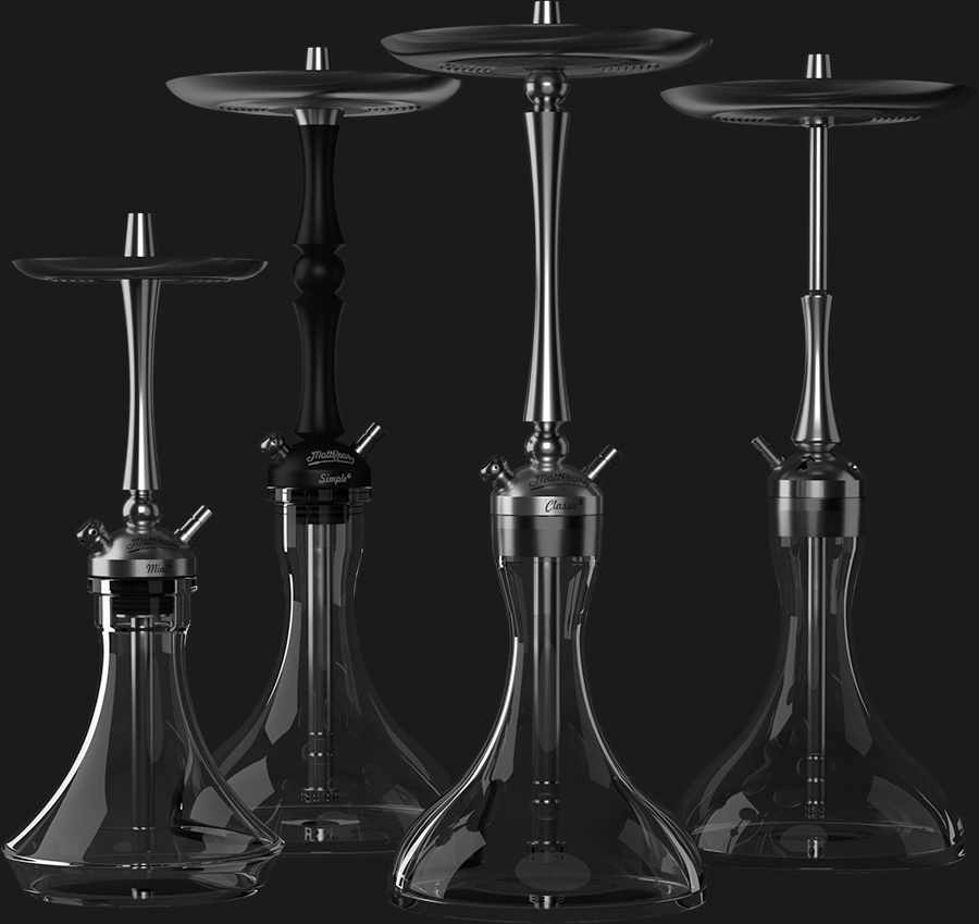 Russian hookah engineering stainless steel stem