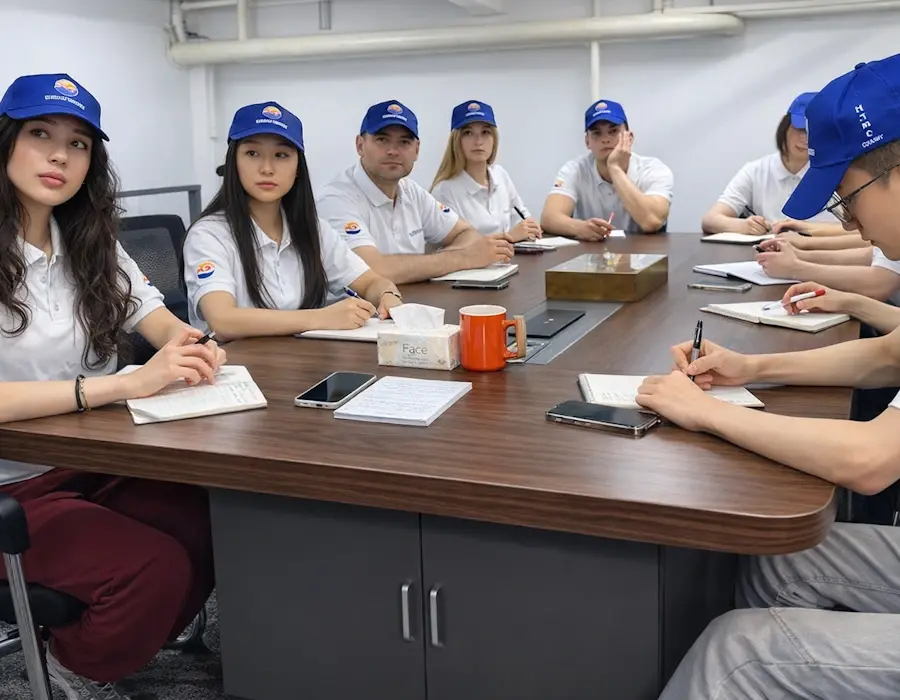 Рабочая встреча в офисе