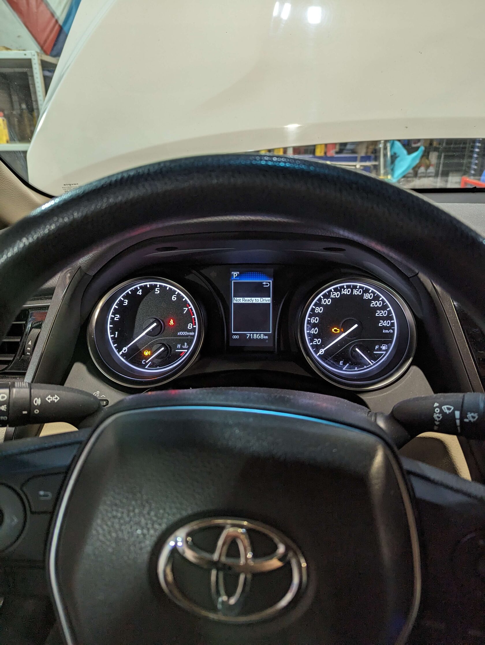 Фиксация пробега Toyota Camry V70