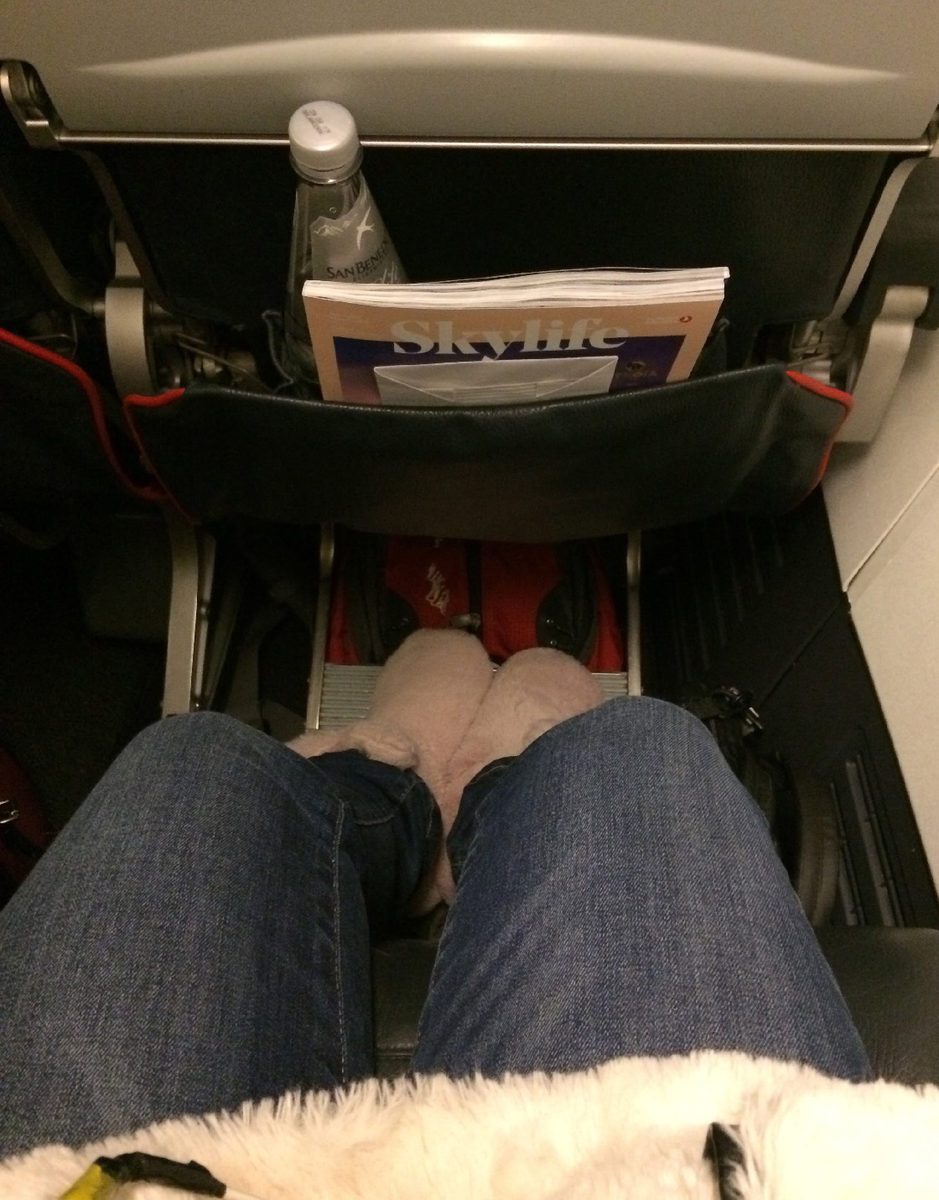 Расстояние для ног в turkish airlines