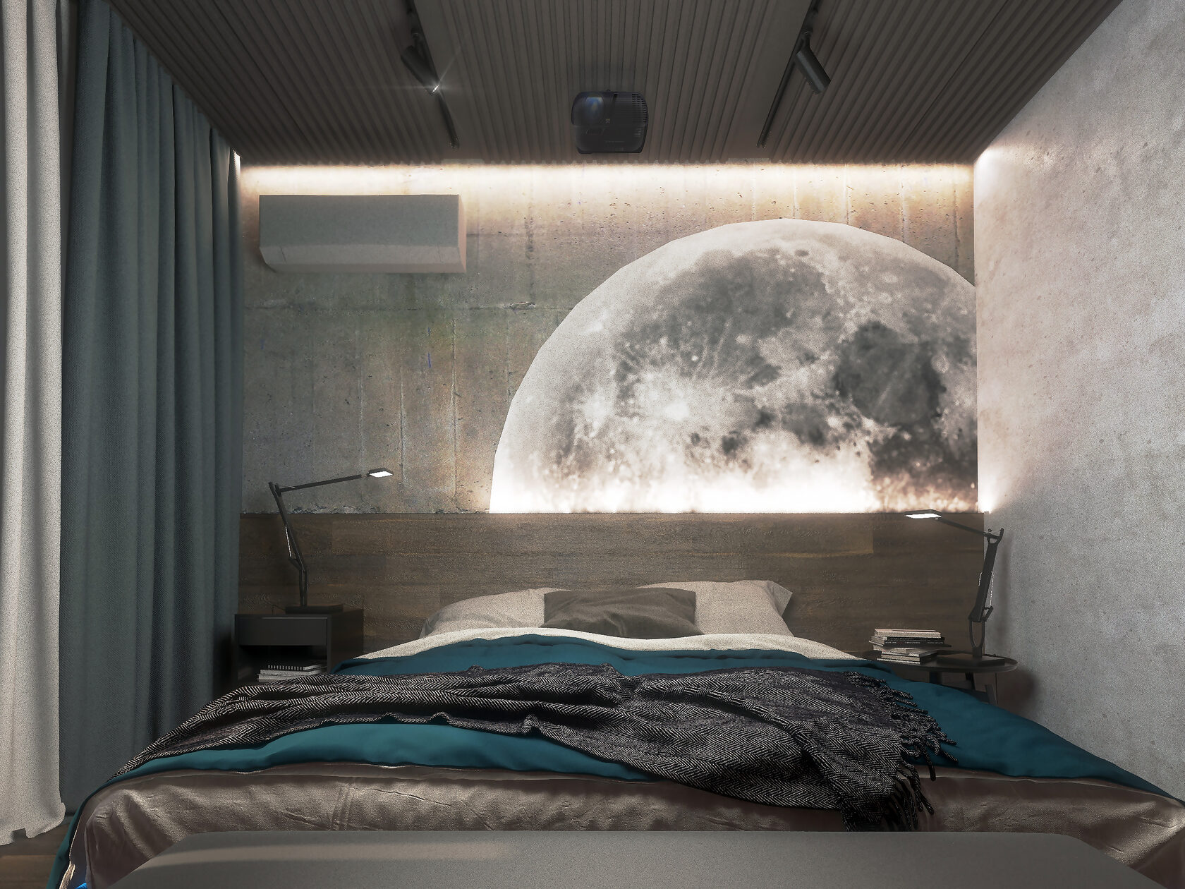 Дизайн проект однокомнатной квартиры в ЖК Level #BASKMA_LEVEL