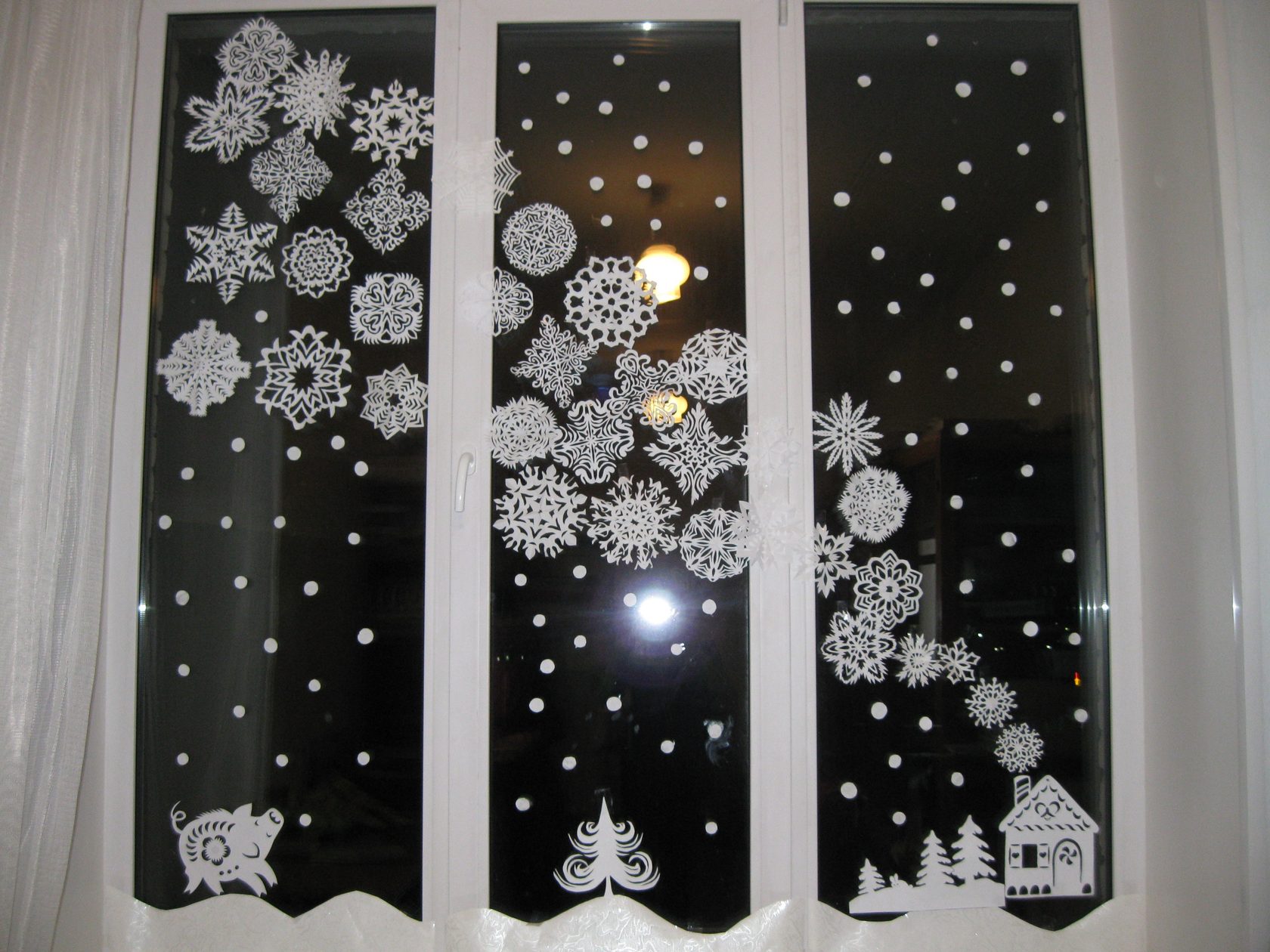 Окна На Новый Год Украшение фото 19