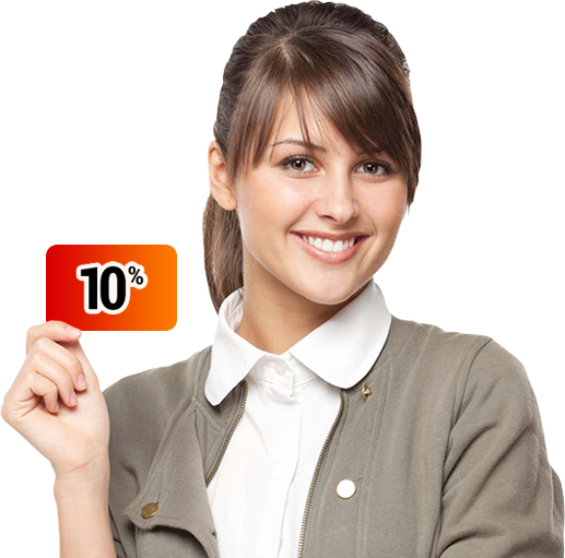 девушка скидка