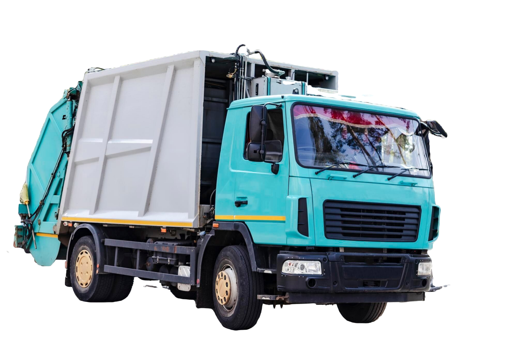 Вывоз мусора контейнером 27м3